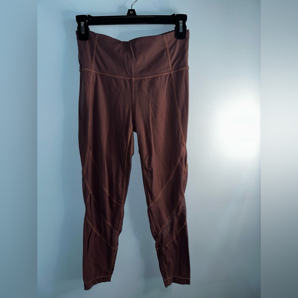 Athleta Mesh Leggings Size Small Purple